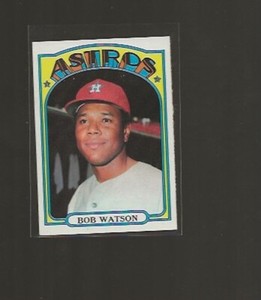1972 TOPPS BOB WATSON #355 EX+ HIGHER GRADE