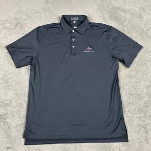 Peter Millar Sommer Komfort Shirt Herren Large grau Polo Golf Tennis Pickle Ball - Bild 1 von 9