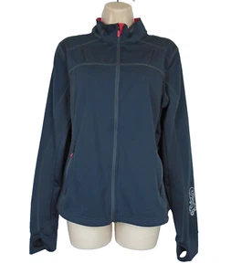 Athleta Headwings Damen Laufjacke Full Zip reflektierend grau Größe L - Bild 1 von 11