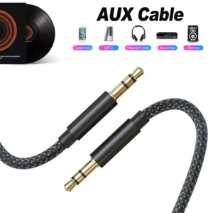Aux Cable jack 3.5mm Audio Cable Gold Plated Stereo Male to Male Aux Cable - Bild 1 von 11