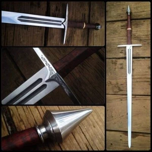 Custom & Handmade Carbon Steel Viking Sword, Battle Ready /  Functional Sword - Picture 1 of 1
