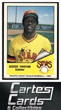 George Hinshaw 1984 Cramer Pacific Coast League #234  Las Vegas Stars