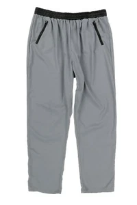 Necessary Objects Womens Faux Leather Trim Gray Casual Pants Size Medium - Picture 1 of 2