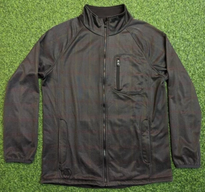 Chaqueta Burton Cremallera Completa A Cuadros Oscuros Manga Larga Talla XL Foto 1 de 4