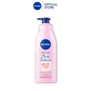 NIVEA Body Bright Dewy Sakura & Jojoba Oil in Lotion 350 ml Free Shipping - Picture 1 of 5
