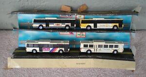 1995 Road Champs 1:87 HO Scale Bus Set ~ CTA ~ Dart ~ NJ ~ AC Transit