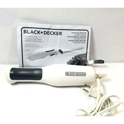 Cuchillo eléctrico de cocina derecho Black & Decker EK300 rebanada vintage Foto 1 de 4