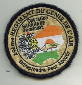 Patch opex, 25  Rgt. du Génie  Air - Op. BARKHANE - 4 Mdt., ( 85mm.	 ) - Imagen 1 de 1