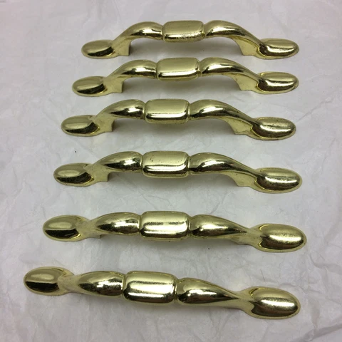 6 Drawer Pulls Handles Metal DIY Project Hardware Cover