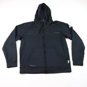 TCU Horned Frogs Full Zip Hoodie Mens Medium Sweatshirt Therma Fit Nike - Picture 1 of 13