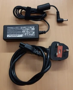Chicony Laptop Power Adapter Charger PSU 4.8mm x 1.7mm A12-030N1A with UK Plug - Picture 1 of 9