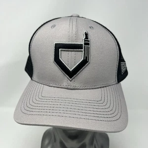 EUC Baseballism Paint The Black Trucker Snapback Mütze Home Plate grau schwarz - Bild 1 von 7