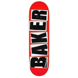 Cubierta roja/negra/blanca con logotipo de marca Baker 8,38" - Imagen 1 de 2