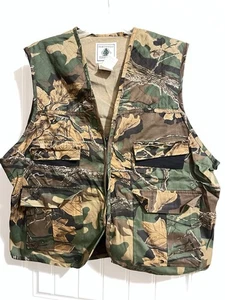 Northwest Territory Hunting Vest Men's XL Green Camo Game Pouch Pockets Outdoors - Picture 1 of 8