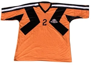 Rare Vintage Soccer Jersey Saudi Arabia Al Safa FC #2 ASSAFA Game Worn? Men XL - Picture 1 of 3