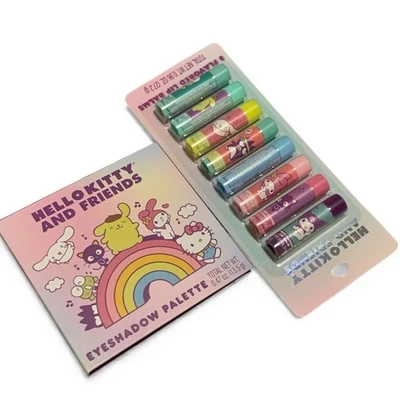 Hello Kitty и друзья бальзам для губ и тени для век паллет sanrio - совершенно новый обертка - Изображение 1 из 4