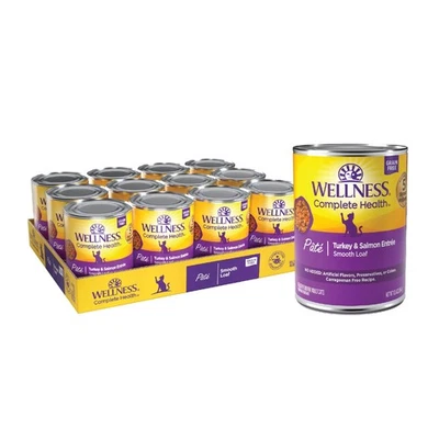 Wellness Complete Health Pate Adult Wet Cat Food, Natural, Protein-Rich, Grai... - Image 1 of 4