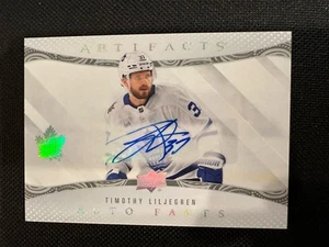 2024-25 Artifacts Hockey Timothy Liljegren AF-TL Auto Facts - Picture 1 of 2
