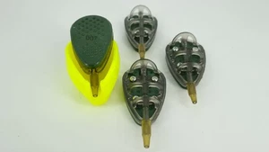 5 tlg. Methodfeeder Karpfen Feeder Futterkorb + Futterform 30 g40g 50g 60 g - Bild 1 von 2