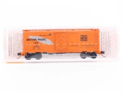 N Scale Micro-Trains MTL 20506 WP Western Pacific Feather 40' Box Car #1952 - Image 1 of 4