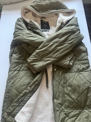 Hollister Puffer Collection Green Parka Size Large - Image 1 of 4