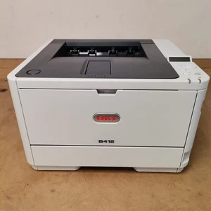 OKI B412 Monochrome Laser Printer - USB/Ethernet - 15117 Page Count - Picture 1 of 9