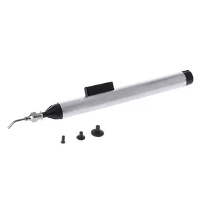 Metal Vacuum Sucking Pen IC Sucker Pick Up Hand & 3 Suction Headers Tool - Picture 1 of 8