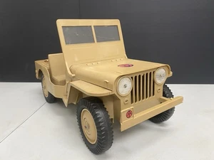VINTAGE  1971 G.I. Joe Desert Patrol Land Adventure Jeep HASBRO Made USA NICE - Picture 1 of 22