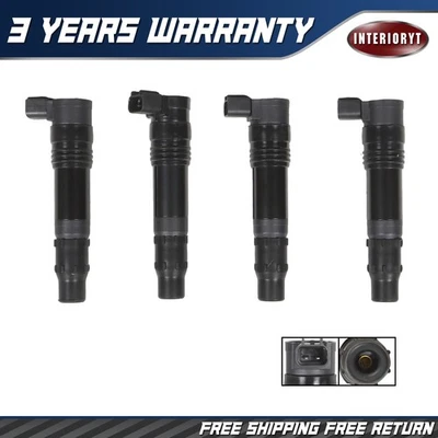 Paquete de 4 bobinas de encendido para Suzuki GSXR750 GSX R750 GSX-R750 2002 2003 2004 2005 Foto 1 de 4