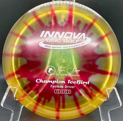 Innova Champion TeeBird RARE - Penned TB - FLAT - 12x KC IDye Classic Disc Golf - Image 1 of 4