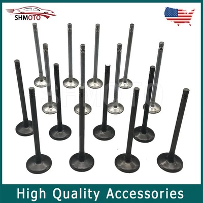 Juego de 16 válvulas de admisión y escape 31375630 para Volvo S60 V90 XC40 XC60 2.0T Foto 1 de 4