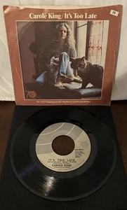 Carole King It's Too Late / I Feel The Earth Move 1971 45RPM Monarch Press EX! - Bild 1 von 2