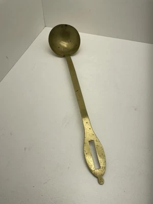 Antique Brass Ladle Serving Spoon 16”   - Image 1 of 4