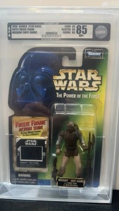 Star Wars Potf2 FF 1998 marco congelado Weequay Skiff Guard AFA 85 grado sin usar, en caja nuevo - Imagen 1 de 20