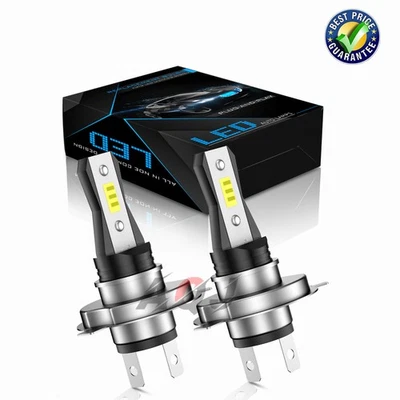 LED FOR Toyota Hiace Van 2006-2023 Headlight H4 9003 6000K Bulbs Hi/Low Beam - Image 1 of 4