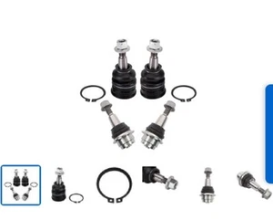 Set 4 giunti sferici anteriori superiori e inferiori, compatibili con Chevrolet e GMC & - Foto 1 di 1