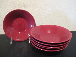 (6) Pier 1 Festivale red Cereal Bowls 6 3/4" - Picture 1 of 5