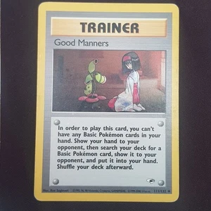 Good Manners 111/132*🔥WELL PLAYED🔥Gym Heroes Pokemon Card TCG - Picture 1 of 2