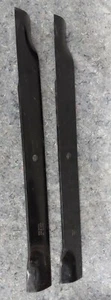 (2-Pack) 24.5" Rotary Notched Lift Commercial Lawn Mower Blade Husqvarna 105476 - Imagen 1 de 3