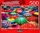 Puzzlebug 500 - Colorful Umbrellas