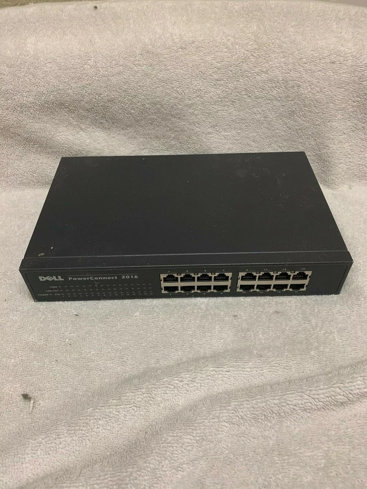 Dell PowerConnect 2016 10/100 16 Port Ethernet Switch - Image 1 of 1
