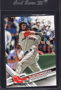 2017 Topps Holiday Dustin Pedroia #HMW133 Red Sox Mint