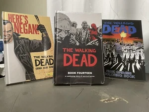 The Walking Dead Buchpaket! TWD Buch 14 versiegelt, Here’s Negan & ein Malbuch - Bild 1 von 19