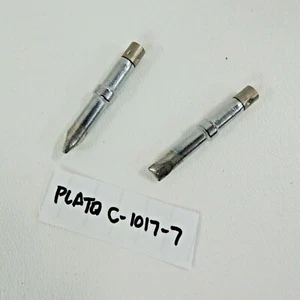 2 Plato C-1017-7 Chisel Soldering Tip New Old Stock Measures 1 1/2" long - Picture 1 of 1