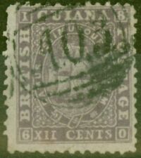 British Guyana 1862 12c Violet SG48 P.12 Very Well Used