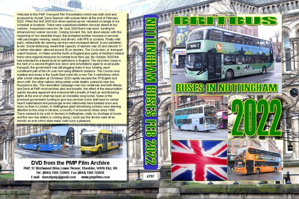 4797. Nottingham. UK. Buses. February 2022. Our annual catch up with the Notting - Image 1 of 1
