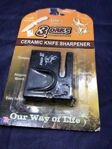 3 Oaks Ceramic Knife Sharpener Compact Fingure Guard Medium to Fine Jane’s - Picture 1 of 2