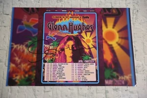 ORIGINAL Autogramm von Glenn Hughes pers. gesammelt. 100% ECHT. DEEP PURPLE - Picture 1 of 1