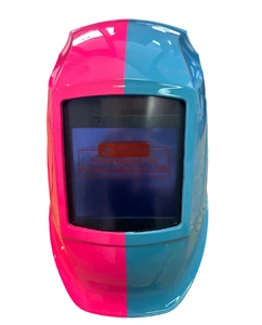 Casco Saldatura Immerso Idro AUTODARK WHAM30 Serie Mezzo Rosa Caldo Mezzo Blu Chiaro - Foto 1 di 5