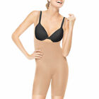 Spanx 1647 Silhouette Serums Open Bust Mid Thigh Body-Shaper Sizes S M L XL 1X